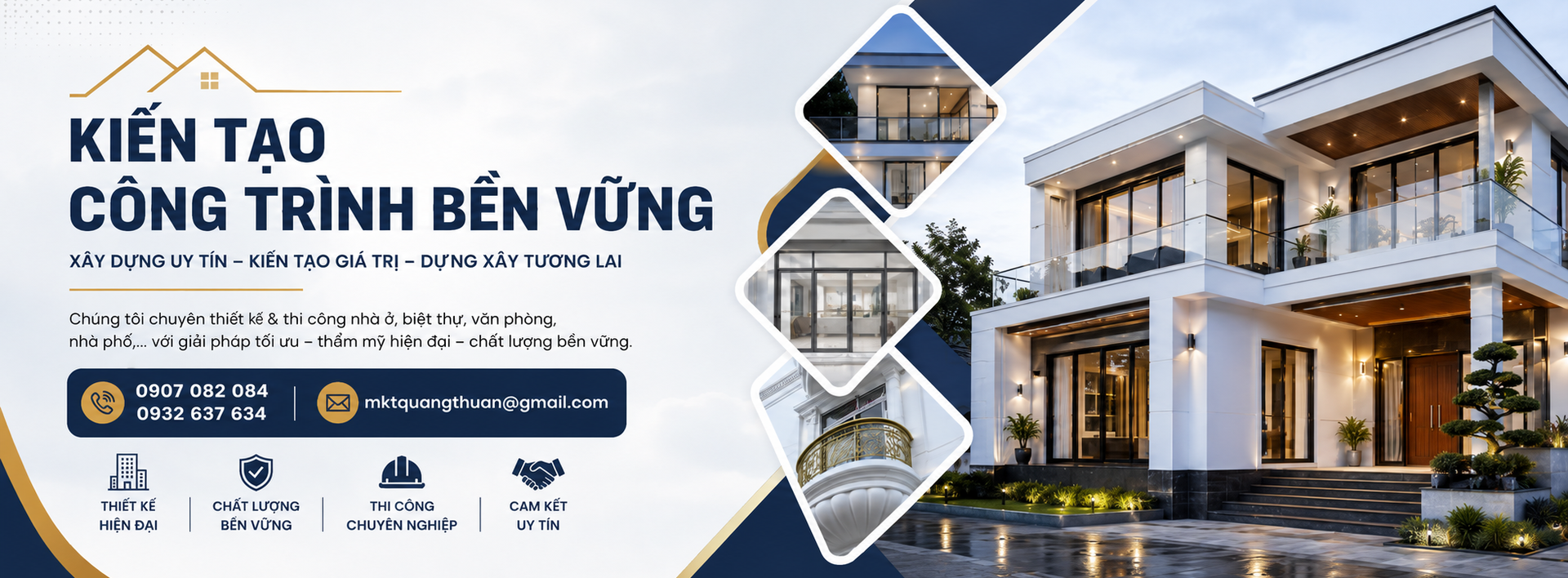 Quang Thuận kiến tạo công trình bền vững